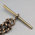Antique rolled gold Albert chain cross fob